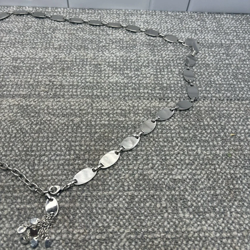 Silver Chain Belt Ladies Adjustable 40-49